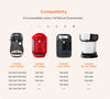 Kit capsula cafea Bosch Tassimo, Premium Deluxe, reincarcabila/lavabila, otel inoxidabil 304, portocaliu/negru, 60ml