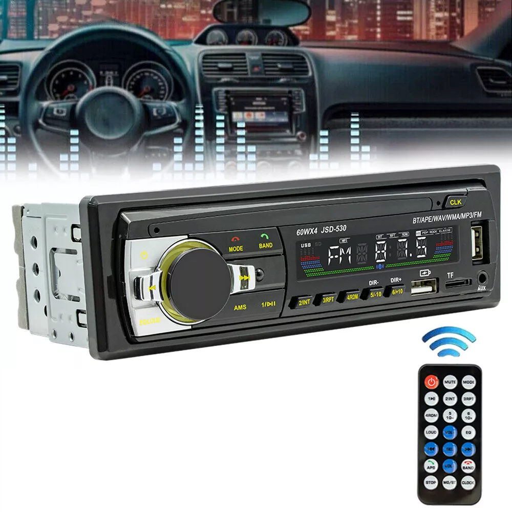 Radio Auto Digital Stereo cu Bluetooth și MP3, telecomanda, JSD-530