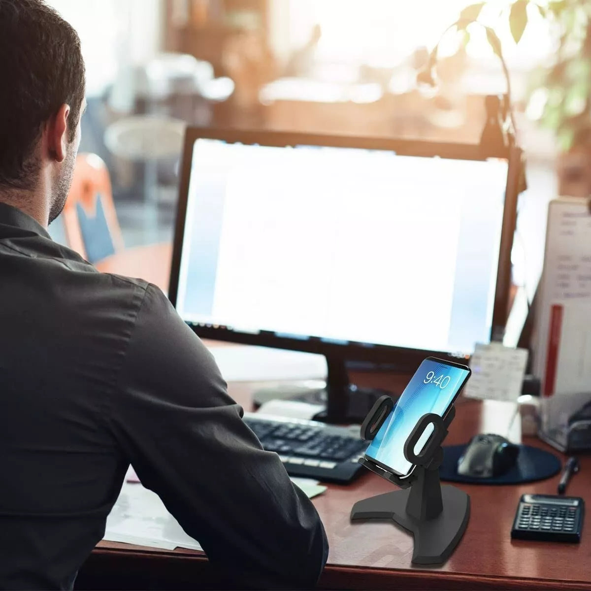 Suport universal pentru telefon,reglabil, stabil, Ideal pentru Video Call și Încărcare