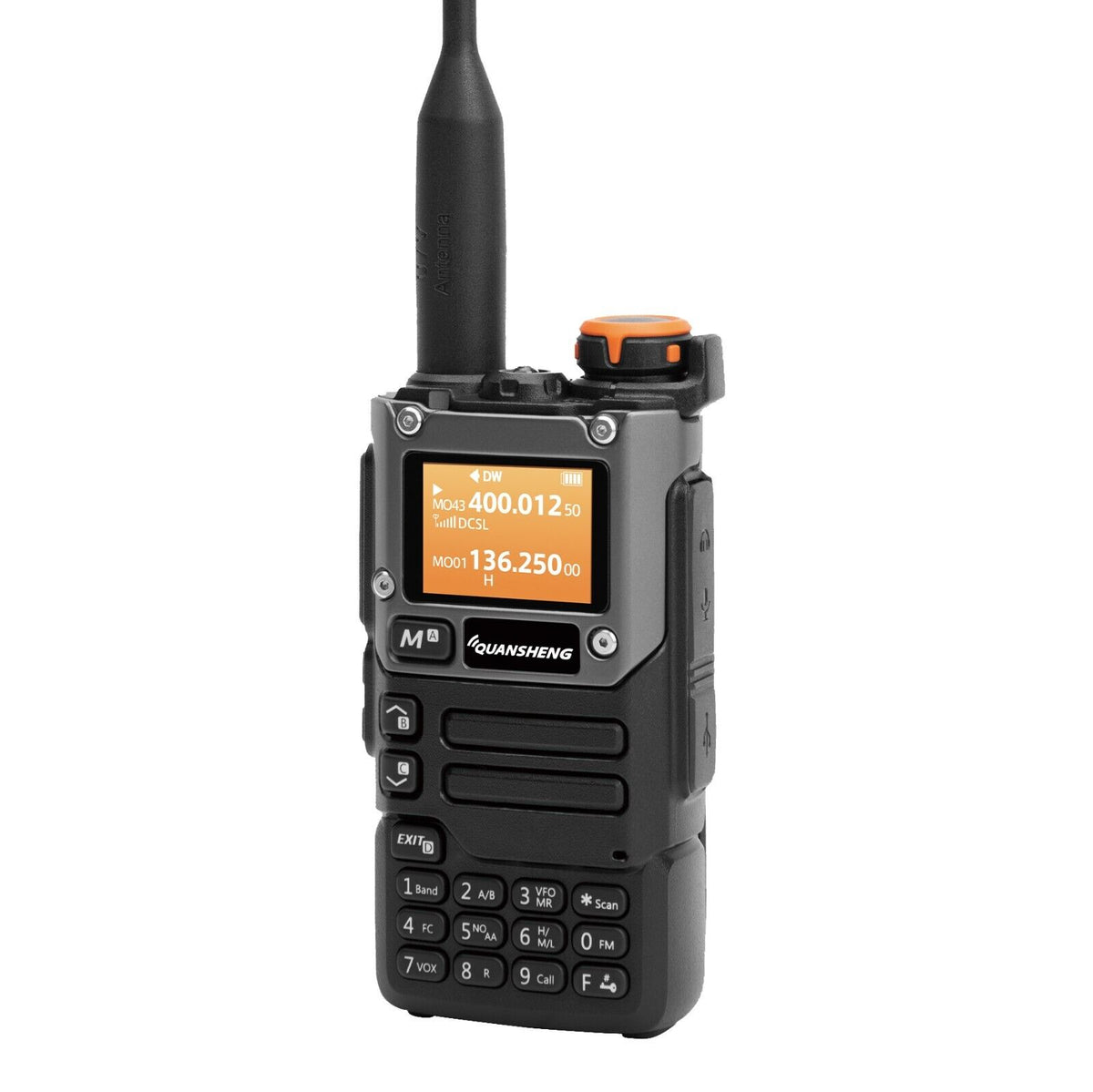 Statie Radio emisie-receptie Walkie Talkie Quansheng UV-K5 5W, UHF, VHF, DTMF, FM Dual Band Two Way Radio, NOAA Weather Alarm