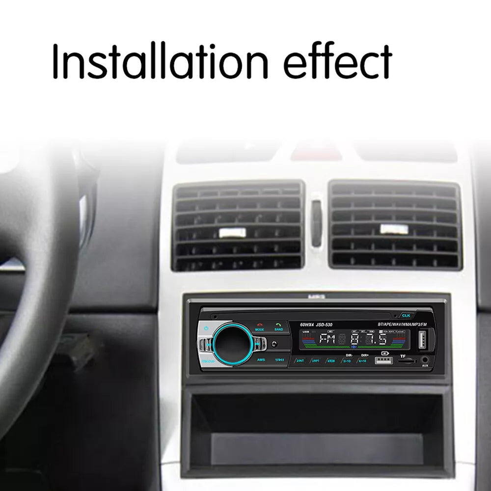 Radio Auto Digital Stereo cu Bluetooth și MP3, telecomanda, JSD-530