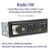 Radio Auto Digital Stereo cu Bluetooth și MP3, telecomanda, JSD-530