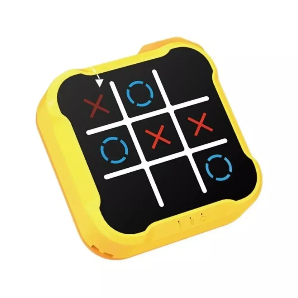 Joc electronic X și O – 4 în 1, consolă portabilă educativă pentru copii și adulți