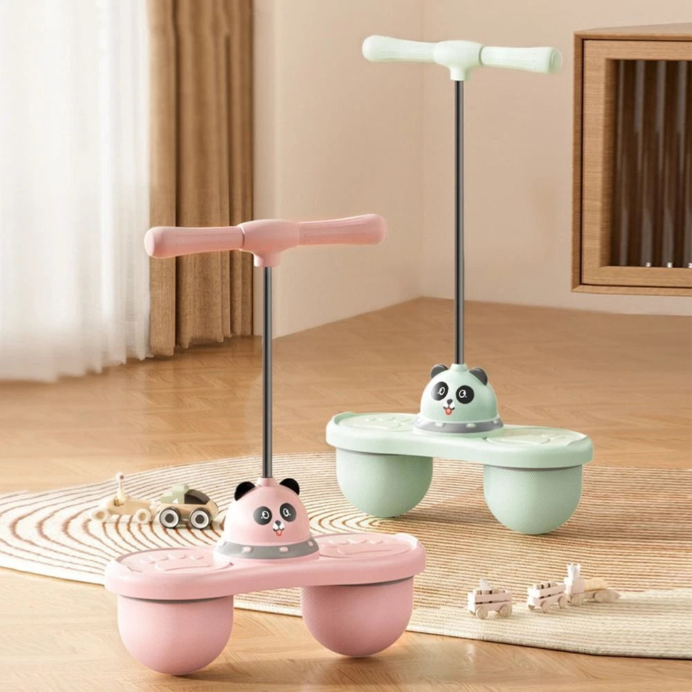 Jucarie de Sarituri pentru Copii cu Maner Ergonomic si Baza Antialunecare – Design Panda