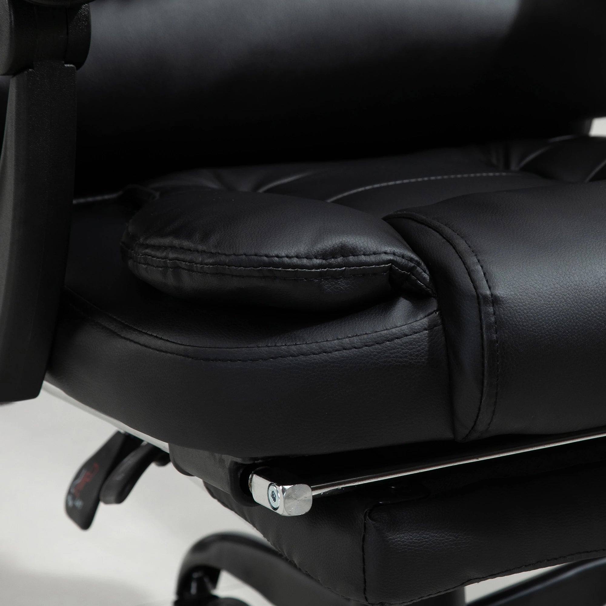 Scaun de Birou Ergonomic Directorial, Piele Ecologică, Recliner și Suport pentru Picioare