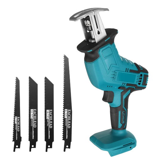 Fierastrau electric sabie, cu 2 acumulatori, 36V, 4 panze