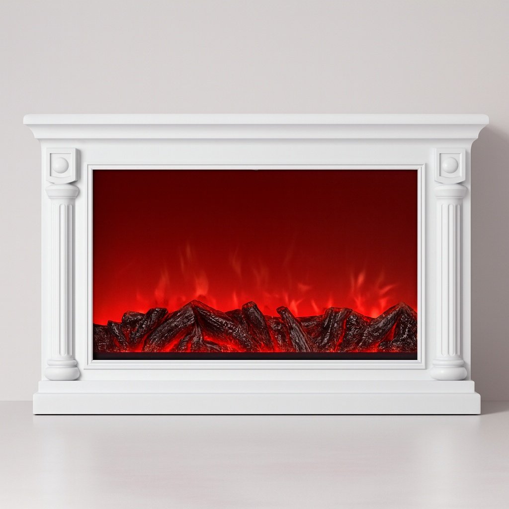 Semineu decorativ Bellamonte 64 x 27 cm
