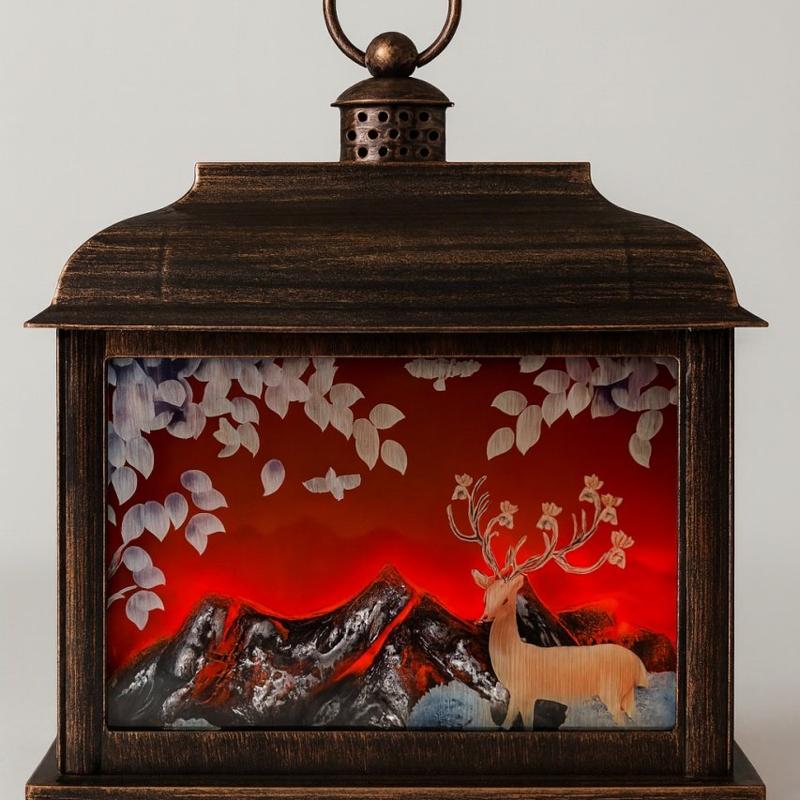 Semineu decorativ cu design artistic 25 x 29 cm