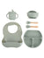 Set hranire bebelusi  8 piese, termorezistente, silicon, fara BPA, pliabile, usor de curatat