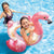 Colac gonflabil pentru copii cu sclipici model Flamingo 56251, 99x89x71cm