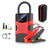 Starter auto multifunctional, portabil, 12000mAh powerbank, cu compresor, USB, afisaj LCD, lanterna, pornire auto