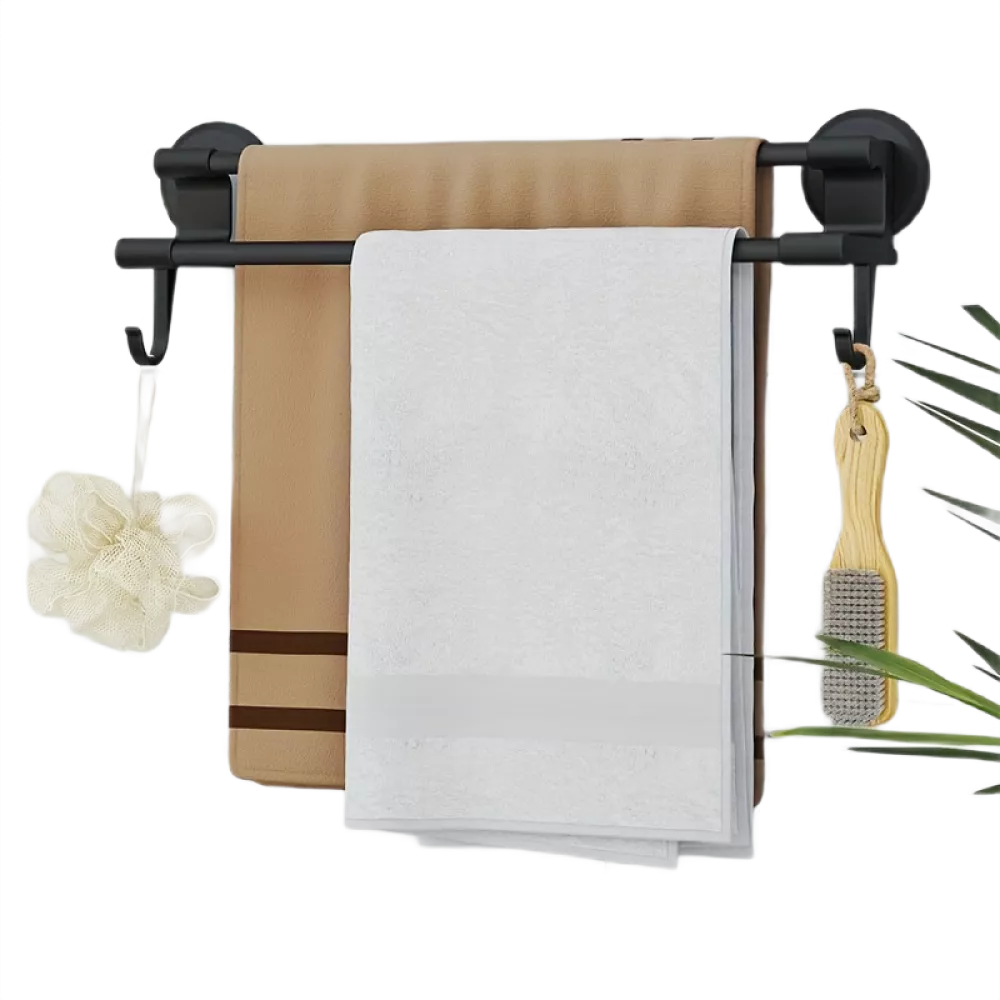 Suport prosoape baie doua brate 50x15x10 cm