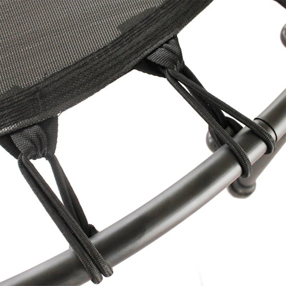 Trambulina cu plasa de protectie, metal + textil, 124x140 cm, 3 ani+