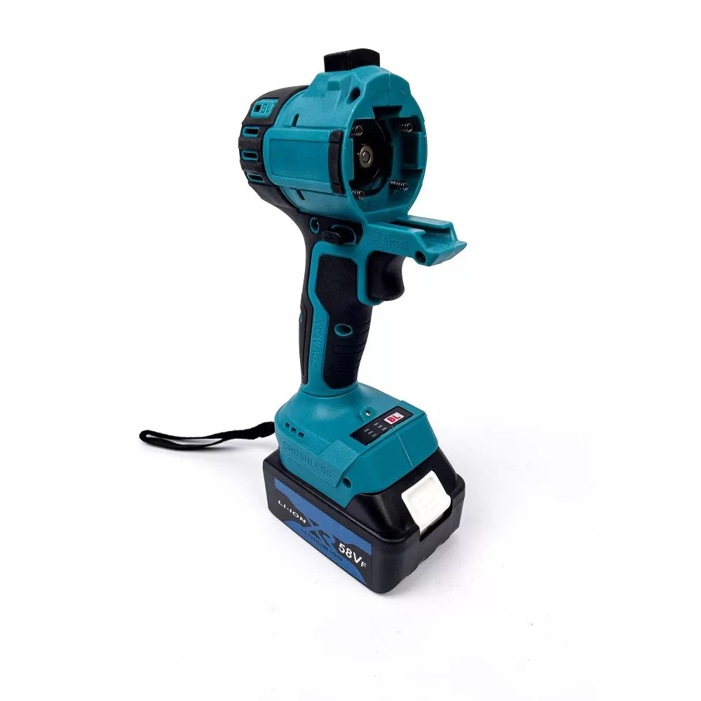 Trusa scule 5 in 1 cu 1 acumulator 21V, bormasina, cheie impact, minidrujba, fierastrau sabie