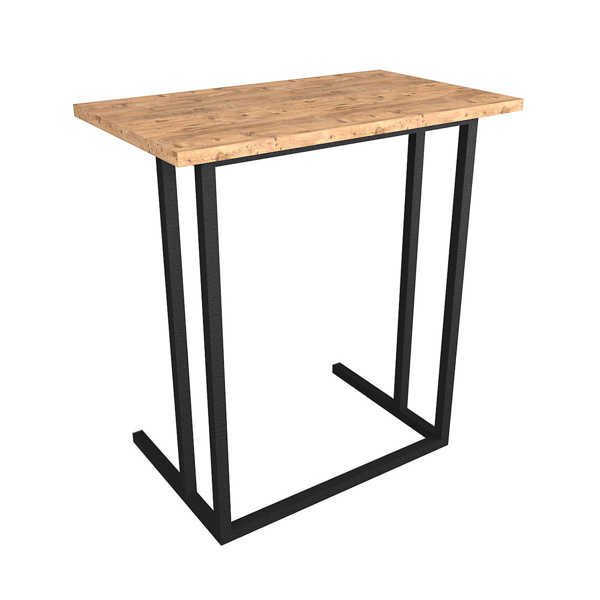 Masa cu picior metalic pentru laptop - mic dejun, 60x34.5x65.5 cm