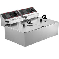 Friteuza electrica Hoffmans de 6 litri sau 12 litri 2500W/5000W - imagine 3