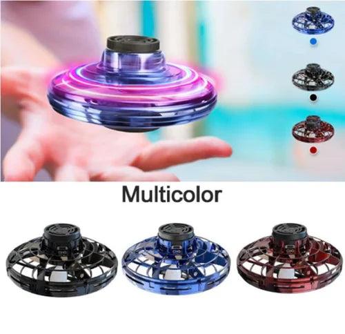 Mini drona flying spinner cu lumina led