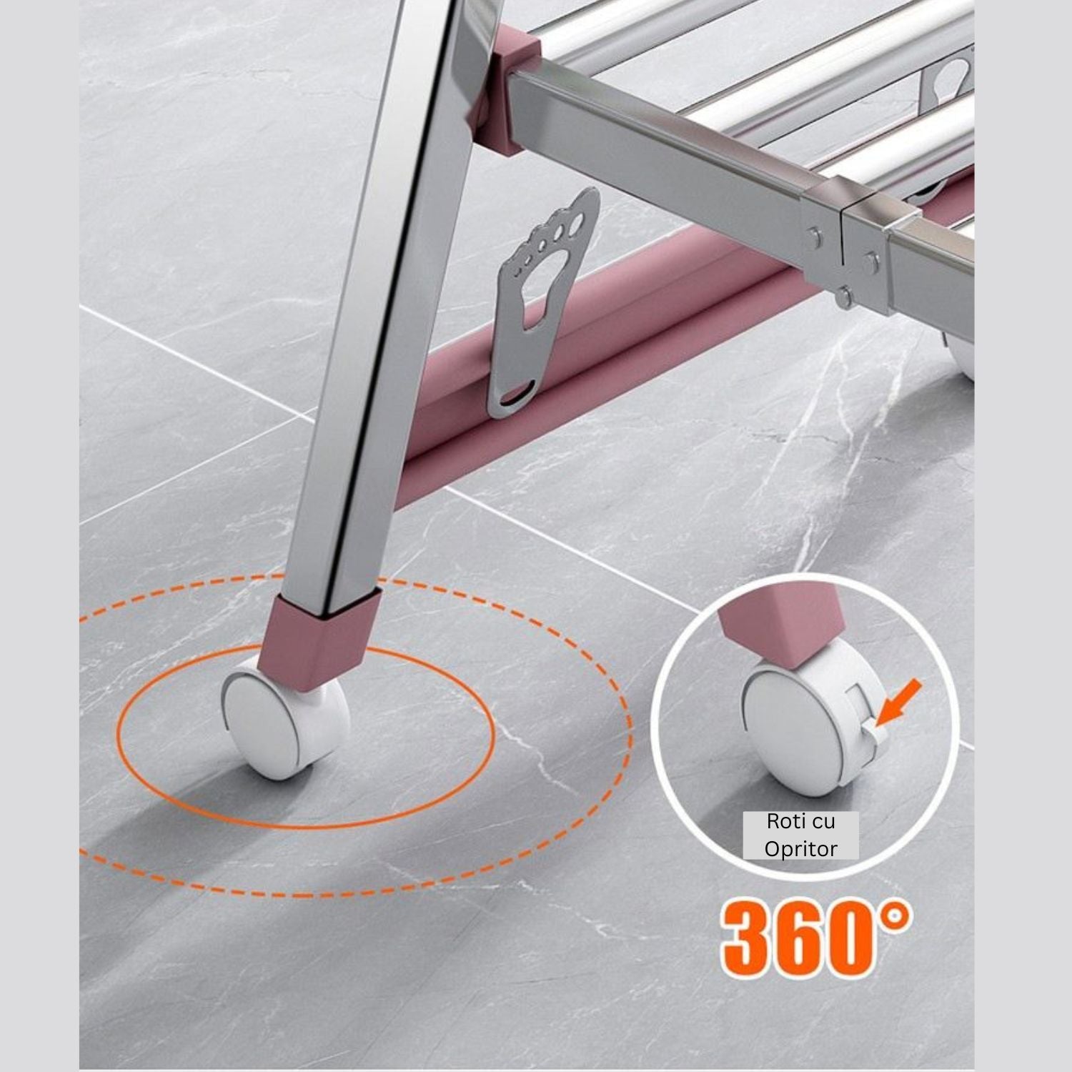 Suport pliabil metalic pentru uscat rufe 150x90x46 cm – organizator multifunctional, dublu nivel, economisitor de spatiu