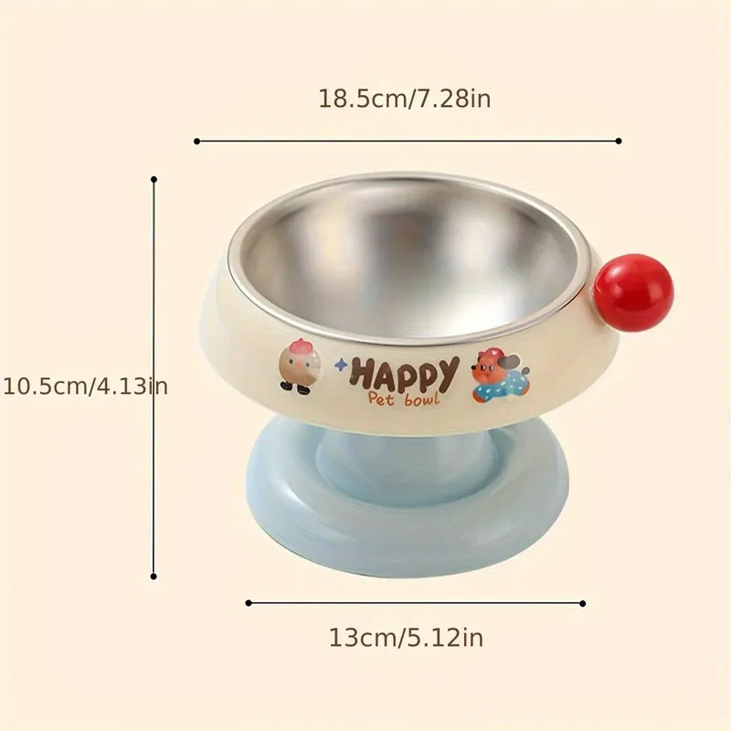 Bol ecologic pentru pisici si caini, 17.5 x 17.5 x 11 cm