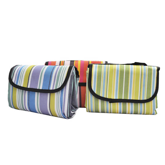 Patura impermeabila pentru plaja sau camping, 150 x 145 cm, diverse culori