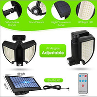 Lampa solara 90 LED, senzor de miscare, telecomanda - imagine 10