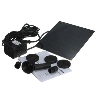 Fantana arteziana pentru gradina, submersibila, cu panou solar