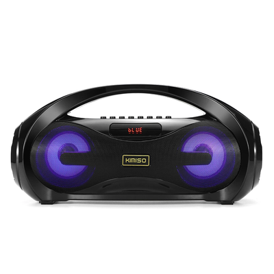 Boxa bluetooth 5.0 portabila KM-S2 putere 10W stereo cu LED-uri