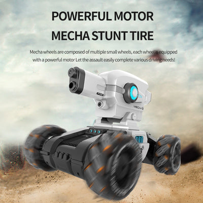Tanc cu tun de apa Mecha Guardian, cu telecomanda, control prin gesturile mainii, rotire 360 grade