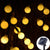 Instalatie solara cu globulete pentru brad sau decoratiuni, 50 bulbi cherry, 12m