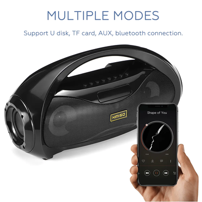 Boxa bluetooth 5.0 portabila KM-S2 putere 10W stereo cu LED-uri