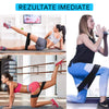 Set antrenament 5 benzi elastice fitness, yoga, pilates, aerobic, exercitii fizice