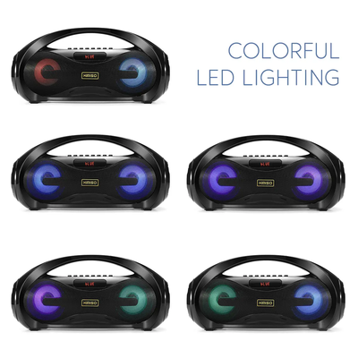 Boxa bluetooth 5.0 portabila KM-S2 putere 10W stereo cu LED-uri