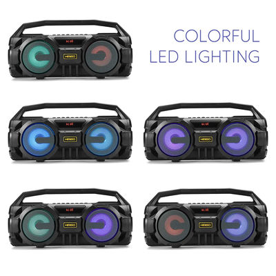 Boxa bluetooth 5.0 portabila KM-S1 putere 10W stereo cu LED-uri