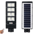 Lampa stradala proiector LED cu Incarcare Solara prin Panou Fotovoltaic + telecomanda