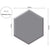 Tablie de pat hexagoane modulare 3D, piele ecologica