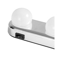 Suport luminos pentru oglinda Studio Glow, 4 becuri, Argintiu - imagine 4