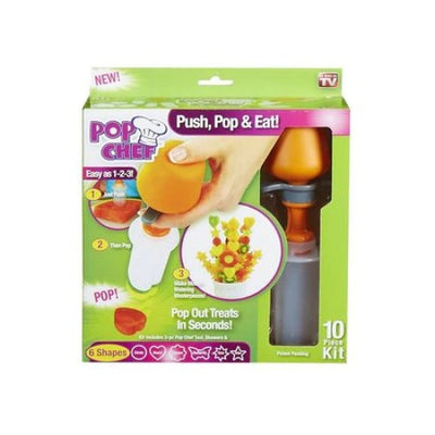 Set pentru decorare prajituri sau platouri Pop Chef, 6 forme