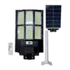 Lampa solara stradala tripla cu telecomanda si panou solar incorporat, 1000W, 6 cadrane
