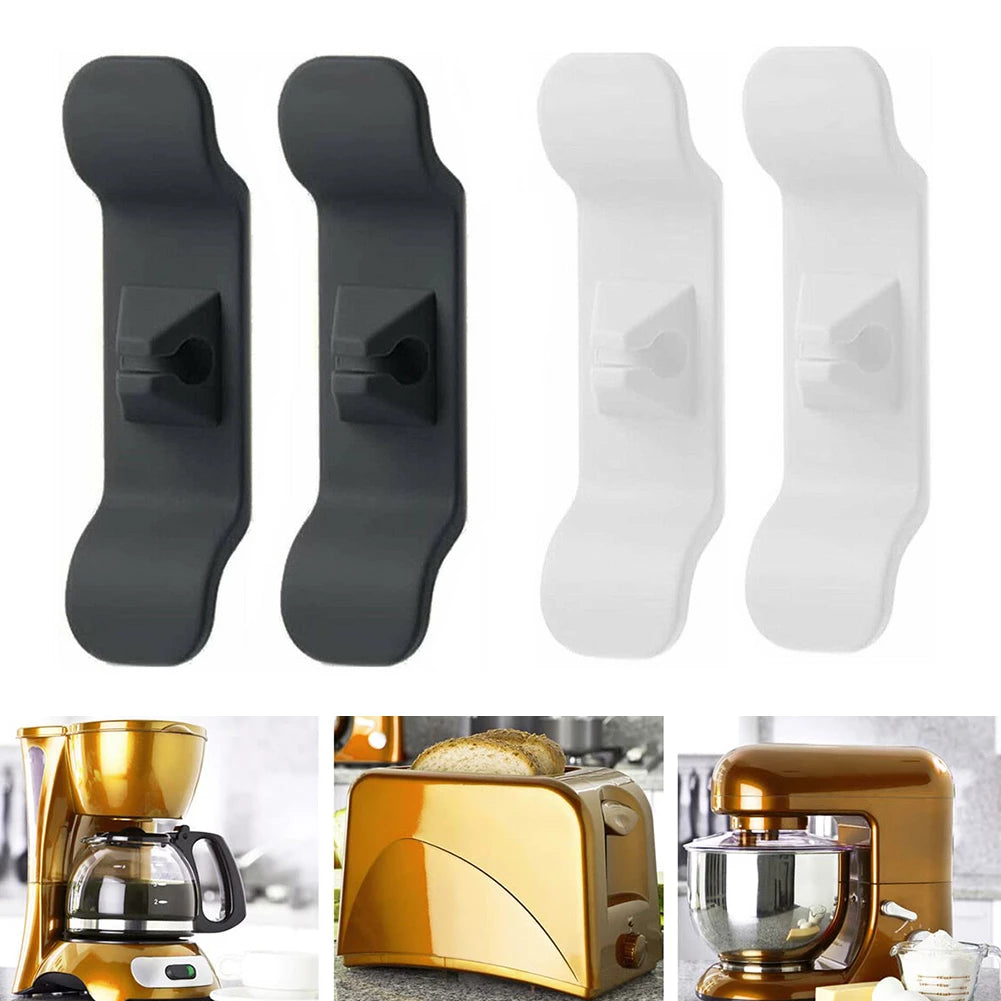 Set 6 suporturi organizatoare cabluri, autoadeziv, tip clema