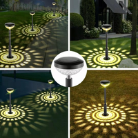 Set 2 lampi solare Led RGB pentru gradina cu doua  moduri de lumina - imagine 7