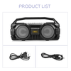 Boxa bluetooth 5.0 portabila KM-S1 putere 10W stereo cu LED-uri