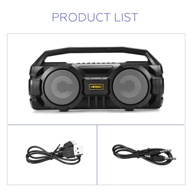 Boxa bluetooth 5.0 portabila KM-S1 putere 10W stereo cu LED-uri