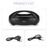 Boxa bluetooth 5.0 portabila KM-S2 putere 10W stereo cu LED-uri