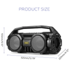 Boxa bluetooth 5.0 portabila KM-S1 putere 10W stereo cu LED-uri