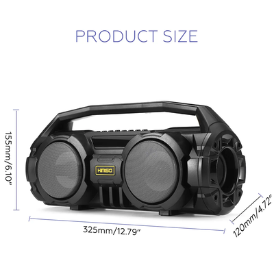 Boxa bluetooth 5.0 portabila KM-S1 putere 10W stereo cu LED-uri