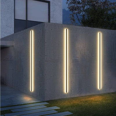 Set 2 lampi de perete pentru exterior LED Bar 150cm IP65, lumina calda, 45W, 3500 lumeni