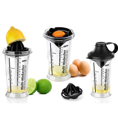 Recipient gradat multifunctional cu capac, Multi Mixbecher
