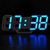 Ceas digital de birou iluminat cu LED-uri