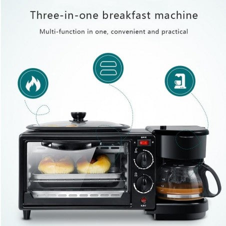 Aparat multifunctional pentru mic dejun – Morning Station, capac inclus 2800W