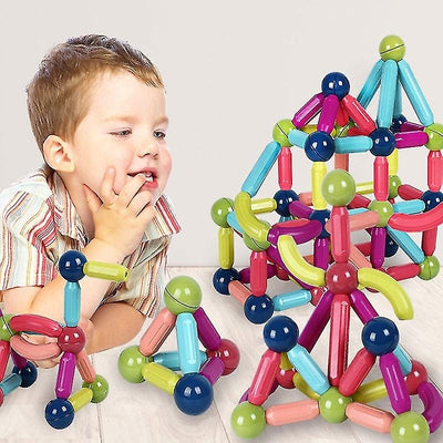Joc creativ, constructii magnetice sticks building 36 de piese